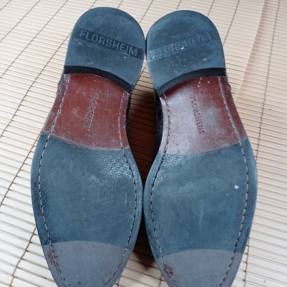 FLORSHEIM Burgundy Leather Wingtip Oxfords Dress Shoes 17066 Men’s Sizes Us 9.5D main image 7